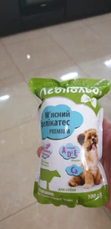 Упаковка влажного корма для собак Леопольд Мясные деликатесы с мясом телятины 24 шт по 100 г (4820185491495-24) фото от покупателей 7
