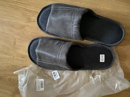 Мужские домашние тапочки с открытым носком FX shoes Дорис 18047 44-45 Синие с серым (2820000009708) фото от покупателей 4
