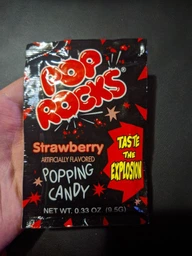 Драже шипучка Pop Rocks із полуничним смаком Strawberry 9.5g фото від покупців 1