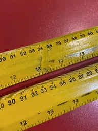 Лінійка FROM FACTORY LIN кравецька дерев'яна 3.5см/1м фото від покупців 5