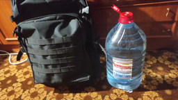 Тактический армейский туристический крепкий рюкзак 5.15.b 60 литров Черный. фото от покупателей 1