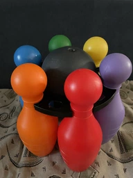 Игрушка развивающая боулинг Tigres Bowling Big 8 элементов (39751 Сірий) фото от покупателей 4