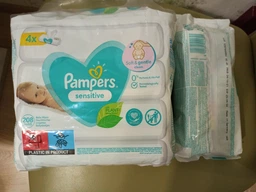 Вологі cepветки дитячі PAMPERS Sensitive 52 шт (8001841041391) фото від покупців 12