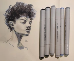 Набор маркеров Santi sketch Gray Tones, 6 шт. (390544)