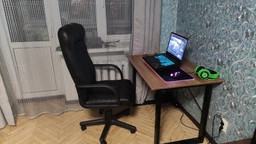 Письменный стол Ferrum-decor Драйв 750x1000x700 Черный металл ДСП Дуб Сонома 16 мм (DRA067)