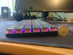 Клавиатура беспроводная Keychron K3 Low Profile Optical Blue RGB USB/Bluetooth (ENG/UKR) Black (K3E2_Keychron) фото от покупателей 4