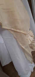 Тюль вуаль для кухні Jolie maison Шифон права 280х170 см Лимонний фото від покупців 6