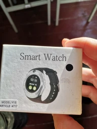 Смарт годинник UWatch Y1 розумний годинник телефон smart watch вологозахист Silver фото від покупців 1