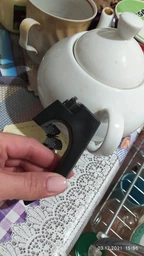 Кавоварка гейзерна Kamille Andel Black 450мл на 9 чашок KM-2513MR фото від покупців 9
