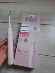 Электрическая зубная щетка PHILIPS Sonicare HX3671/13 Gemini 3100 фото от покупателей 1