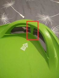 Санки-тарілка Plastkon Meteor 70 см Зелена фото от покупателей 13