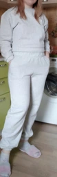 Спортивный костюм женский Puma Loungewear Suit 84585504 L Light Gray Heather (4063699227215) фото от покупателей 3