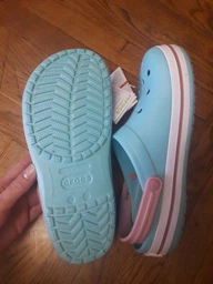 Сабо Crocs Crocband Clog Ice Blue M5W7-37-24 см 11016-W фото від покупців 1
