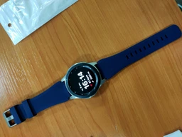 Ремінець для смарт-годин Samsung Galaxy Watch 46mm | Samsung Gear S3 з щільного силікону 22мм ECO Блакитний BeWatch (1021110) фото від покупців 2