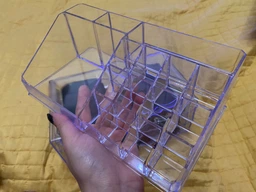 Акриловый органайзер для косметики Cosmetic Storage Box фото от покупателей 2