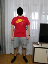 Футболка хлопковая длинная мужская Nike M Nsw Tee Icon Futura AR5004-010 M Черная (191888621552) фото от покупателей 8