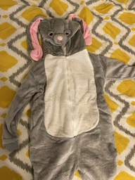 Пижама Кигуруми Kigurumi Кролик Негодяй Серый Зайчик Заяц Для Детей И Подростков 145-155 см. (2029) фото от покупателей 3