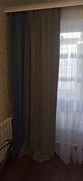 Комплект Штор Декорин Микровелюр Дабл 150x270 см 2 шт Серо-бежевый с Темно-серым фото от покупателей 18
