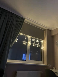 Гірлянда світлодіодна штора зорепад 138LED 12 зірок фото від покупців 5