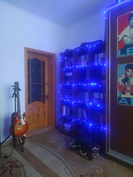 Светодиодная гирлянда LED 200 Красная 16м с контроллером (67834607)