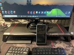 Підставка до монітора 2E GAMING, USB hub, backlight / RGB, Black (2E-CPG-007-BK)