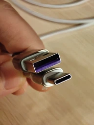 Кабель швидкого заряджання USB-Type-C Baseus Cafule Metal 66W Fast Charging (6A) White 2m, білий (CAKF000202) фото від покупців 6