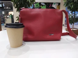 Кожаная женская сумка кросс-боди Borsacomoda 810023 черная фото от покупателей 7