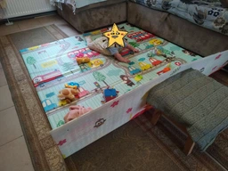 Термоковрик для детей 180*150 см термо коврик детский TermoKids складной развивающий двухсторонний игровой для ползания детские термоковрики для развития водонепроницаемый для детской кухни гостиной на природу модель G фото от покупателей 8