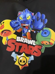 Еко сумка шопер Бравл старс (Brawl Stars) (9227-1702) 41x35 см Чорний