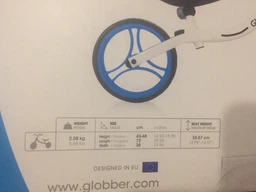 Біговел GLOBBER GO BIKE, білий-синій (7571321) фото від покупців 8