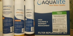 Набор картриджей Aqualite TRIO для проточных фильтров (очистка от хлора, органики и смягчение) фото от покупателей 2