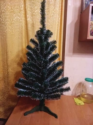 Елка искусственная новогодняя 90 см, зеленый, ПВХ (5МАГ-90/1)