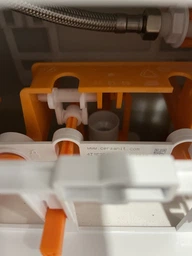 Инсталляция CERSANIT Aqua 02 Mech Set B206 + унитаз Delfi с сиденьем Soft Close полипропилен + панель смыва Presto хром фото от покупателей 4