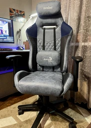 Комп'ютерне крісло для геймера AeroCool Duke Tan Grey (AEROAC-280DUKE-GREY) фото від покупців 3