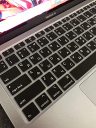 Защитная накладка на клавиатуру с русской раскладкой MacBook PRO 13,15,17 фото від покупців 3