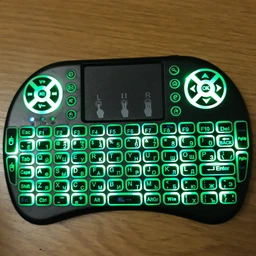 Акумуляторна Bluetooth клавіатура - джостік з тачпадом UKC RGB i8 UKR/ENG
