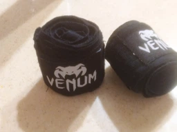 Бинти VENUM Kontact Boxing Handwraps 4 м чорний (3980) фото от покупателей 1