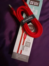 Кабель Colorway USB - Type-C 2.4А 2 м Mint (CW-CBUC008-MT) фото від покупців 7