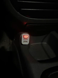 Автомобільний ЗП Hoco Z29 Regal Digital Display Cigarette Lighter 2USB Black