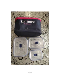 Набір контейнерів Luminarc Pure Box Active 3 шт. + сумка (P4129)