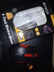 Мышь A4Tech G3-200N,USB,V-Track,1000dpi (Black+Red) беспроводная фото от покупателей 2