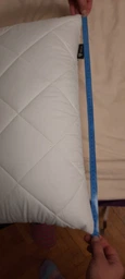 Подушка для сна 70х70 см NORDIC COMFORT+ IDEIA антиаллергенная холлофайбер чехол с молнией белая фото от покупателей 18