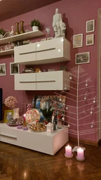 Металлическая елка в гостиную, в офис 1001.1 черный 115x70 см Adore Decor (без декора) фото от покупателей 3