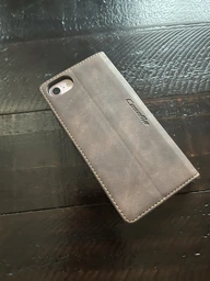 Чохол книжка Caseme з магнітом для iPhone 7 / 8 бордовий гаманець фото від покупців 3