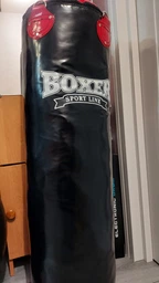 Мішок боксерський Циліндр ПВХ h-100см BOXER Класік Mega (наповнювач- ганчір х-б, d-33см, вага-26кг, Синій) фото від покупців 4