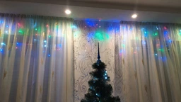 Світлодіодна гірлянда DELUX ICICLE 100 LED C 3.2х0.7 м Мульти/Прозорий IP20 (90015254)