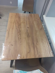 Защитное покрытие для поверхностей "мягкое стекло" MBM HOME 120х80 см прозрачное (PC-1200*800 T) фото от покупателей 3