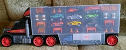Игровой набор Трейлер автоперевозчик с ручкой, Dickie Toys, 3749023 фото от покупателей 6