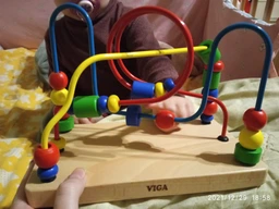Деревянный лабиринт Viga Toys Цветные бусины (56256) фото от покупателей 2