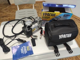 Автокомпрессор Vitol Ураган КА-У12050 150 psi 15 A 40 л прикуриватель переходник на клеммы (КА-У12050) фото от покупателей 1